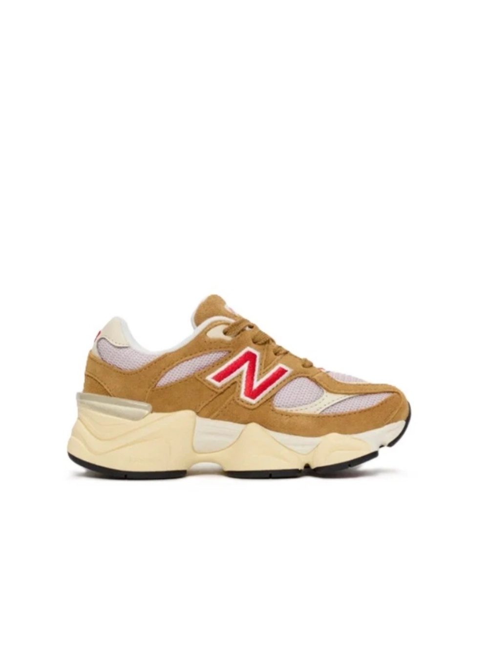 New Balance 9060 Little Kid’s Youth Size 2 Brown and Pink